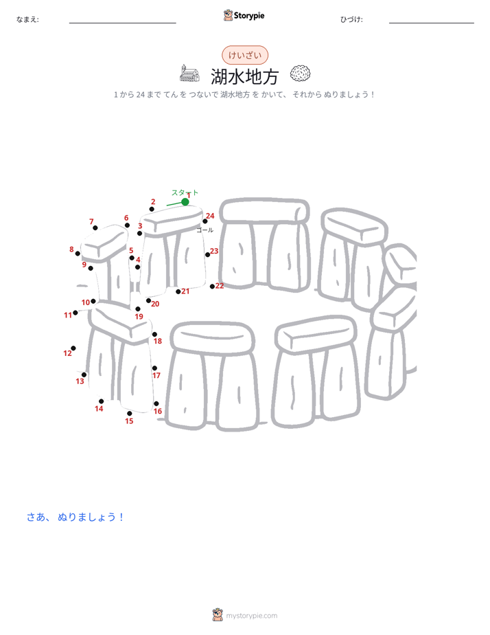 点つなぎ