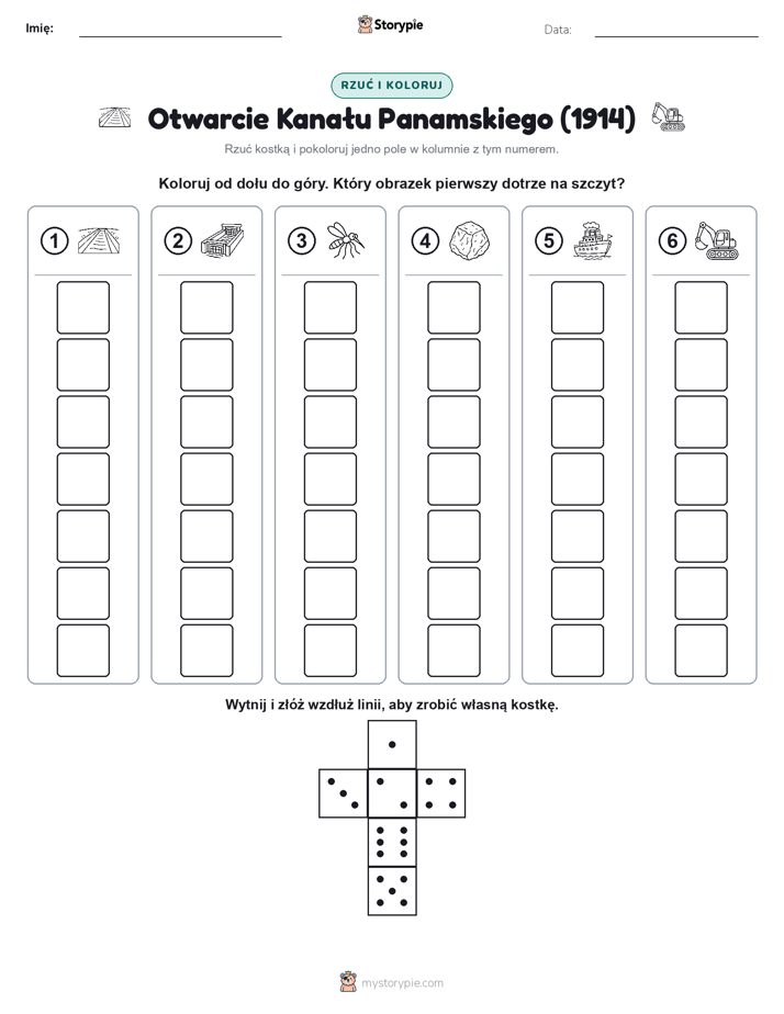 Rzuć i koloruj