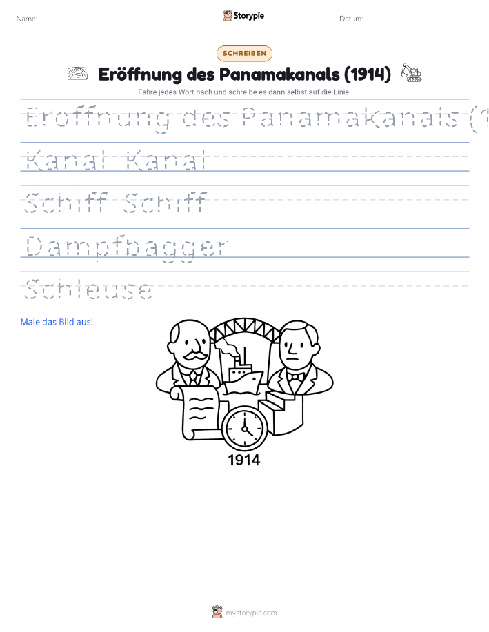 Schreibübung