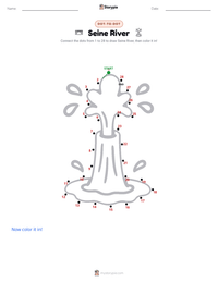 Seine River printable worksheet preview