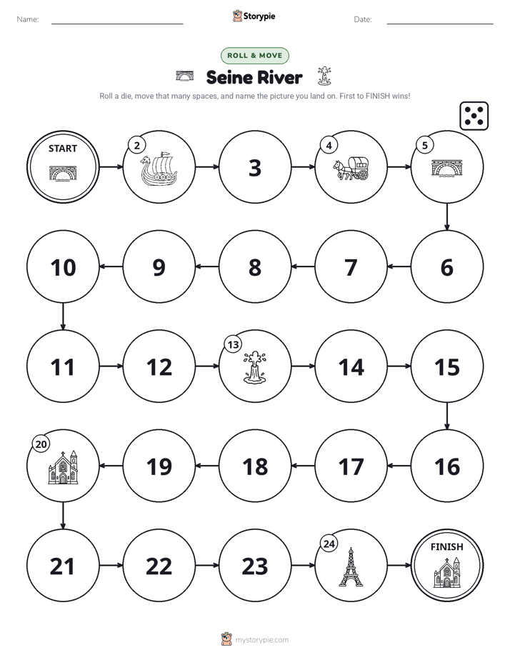 Roll & Move Game