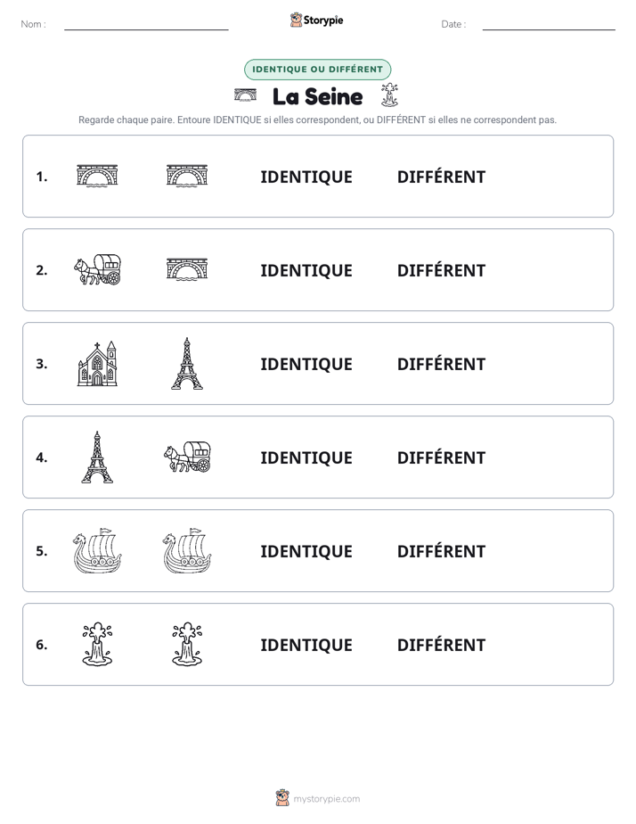 Identique ou Différent