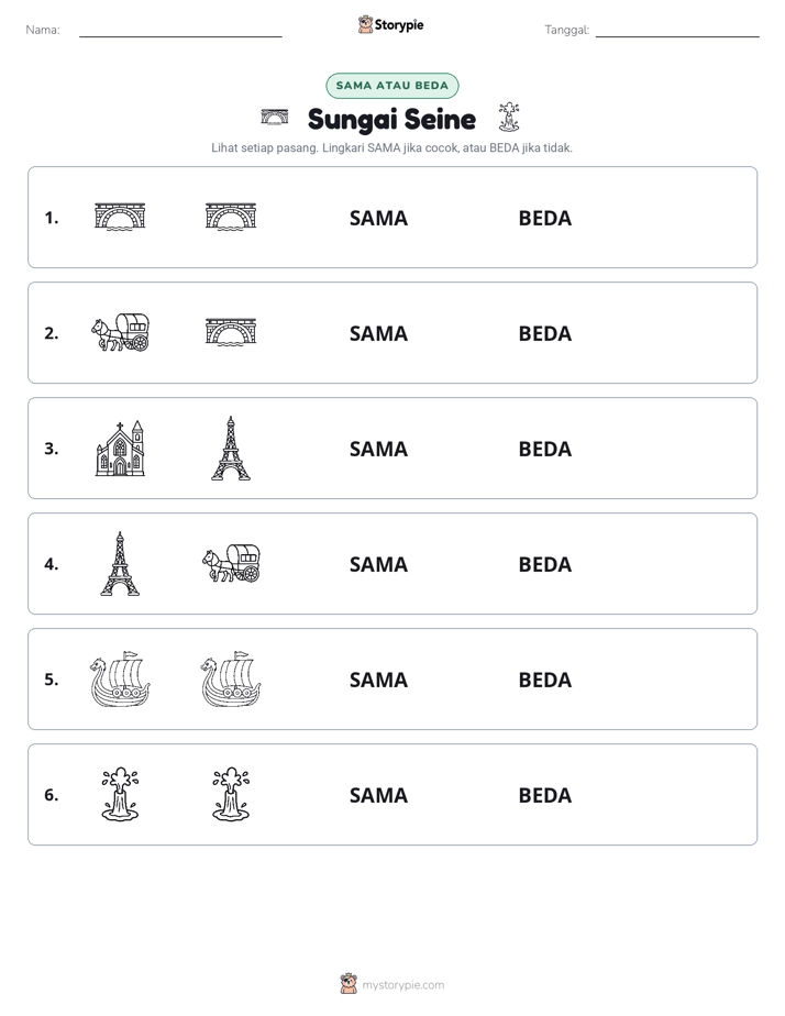 Sama atau Berbeda