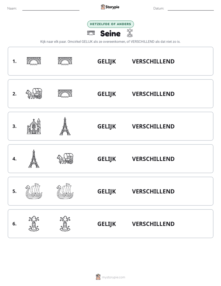 Zelfde of Verschillend