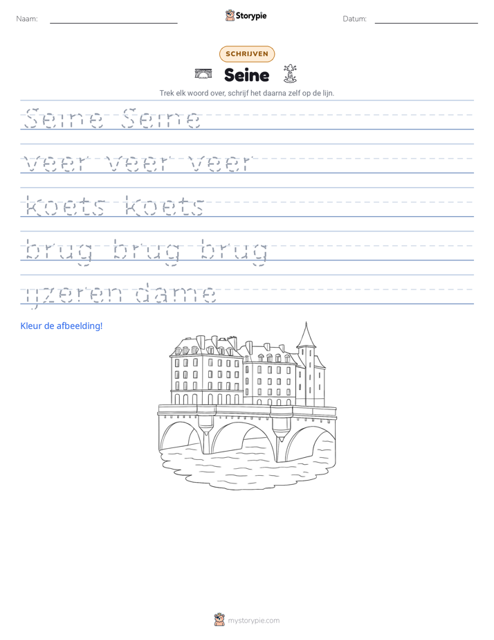 Schrijf Oefening