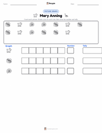 Mary Anning printable worksheet preview