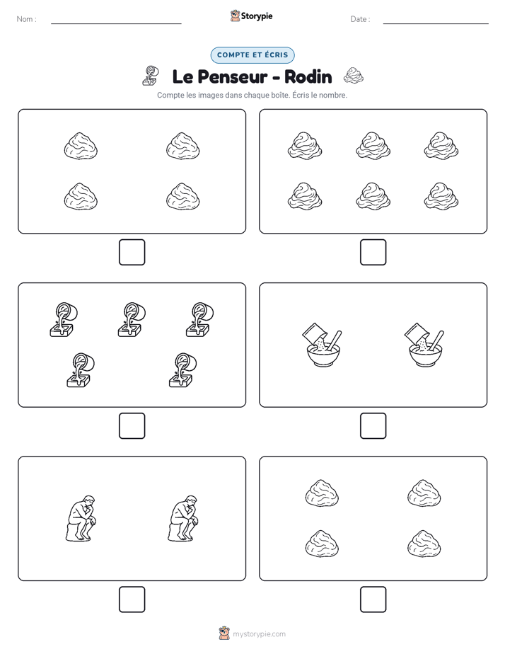 Compter & Écrire