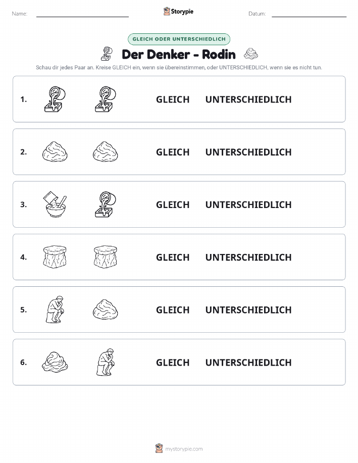 Gleich oder Anders