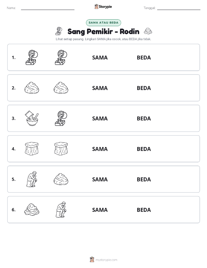 Sama atau Berbeda