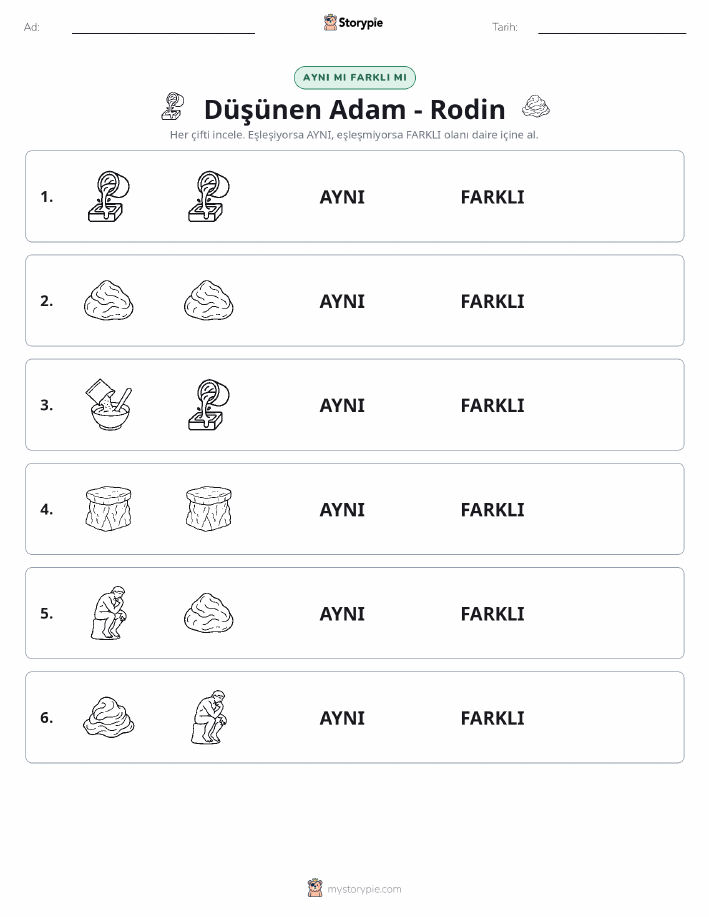 Aynı mı Farklı mı