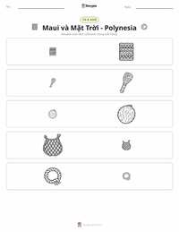 Xem trước tài liệu in sẵn Maui và Mặt Trời - Thần thoại Polynesia