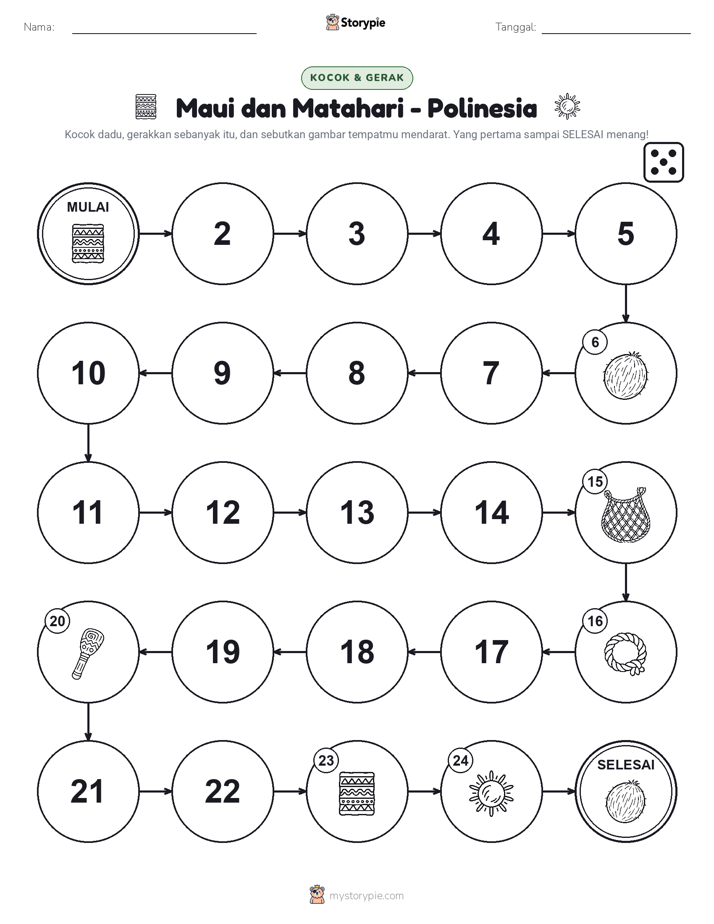 Permainan Gulung & Pindah