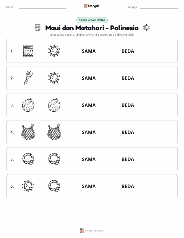 Sama atau Berbeda
