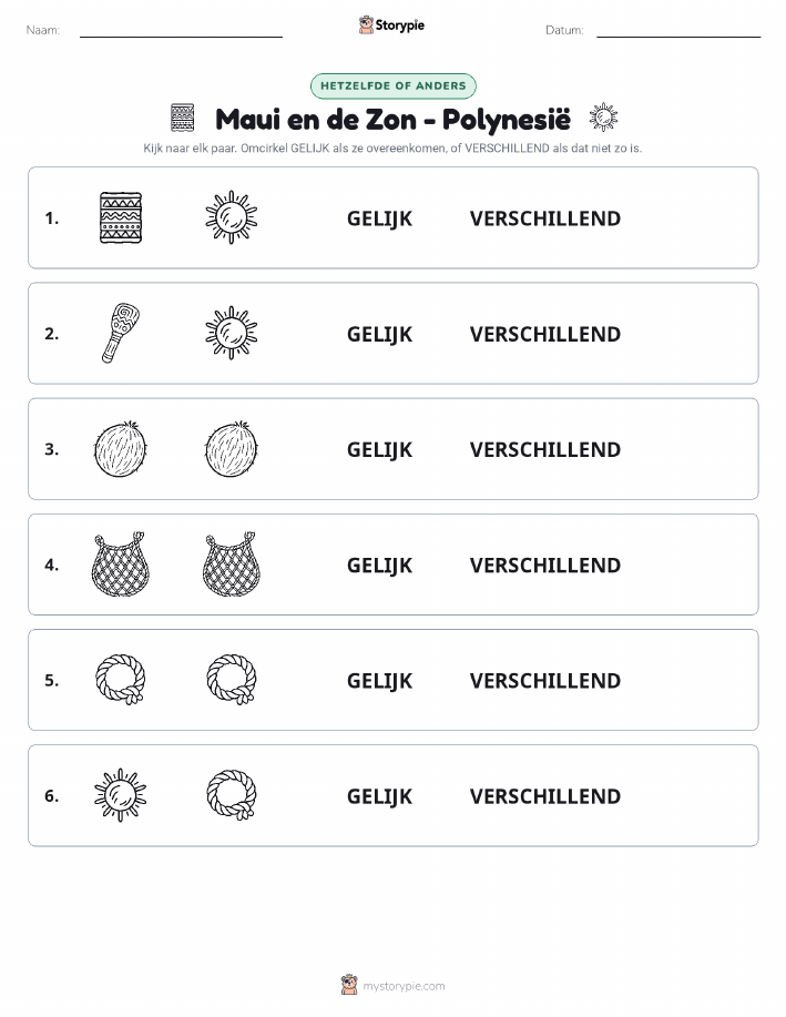 Zelfde of Verschillend