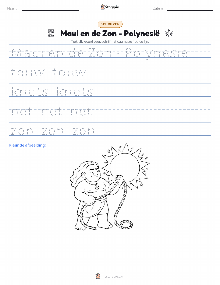 Schrijf Oefening