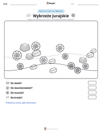 Podgląd drukowalnego arkusza ćwiczeń Wybrzeże Jurajskie
