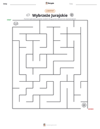 Podgląd drukowalnego arkusza ćwiczeń Wybrzeże Jurajskie