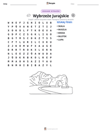 Podgląd drukowalnego arkusza ćwiczeń Wybrzeże Jurajskie
