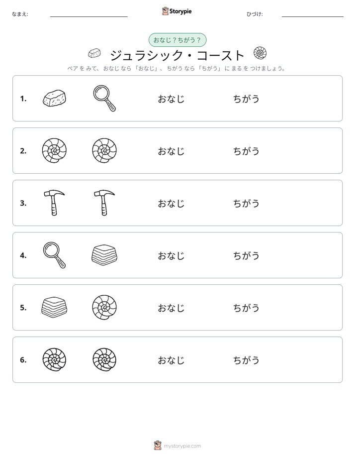 同じか違うか