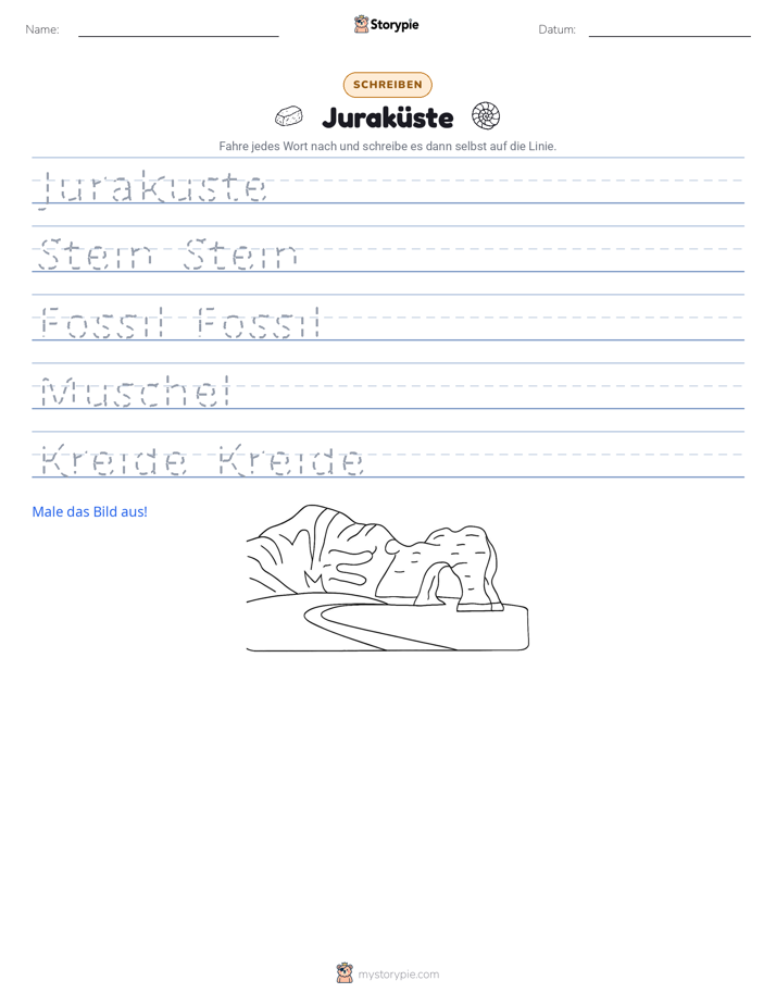 Schreibübung