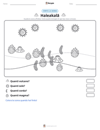 Anteprima della scheda stampabile di Haleakalā