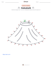 Haleakalā afdrukbare werkblad voorbeeld