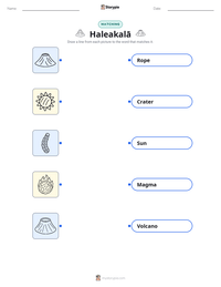 Haleakalā printable worksheet preview