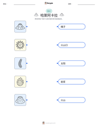 哈萊阿卡拉 可打印工作表预览
