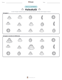Anteprima della scheda stampabile di Haleakalā