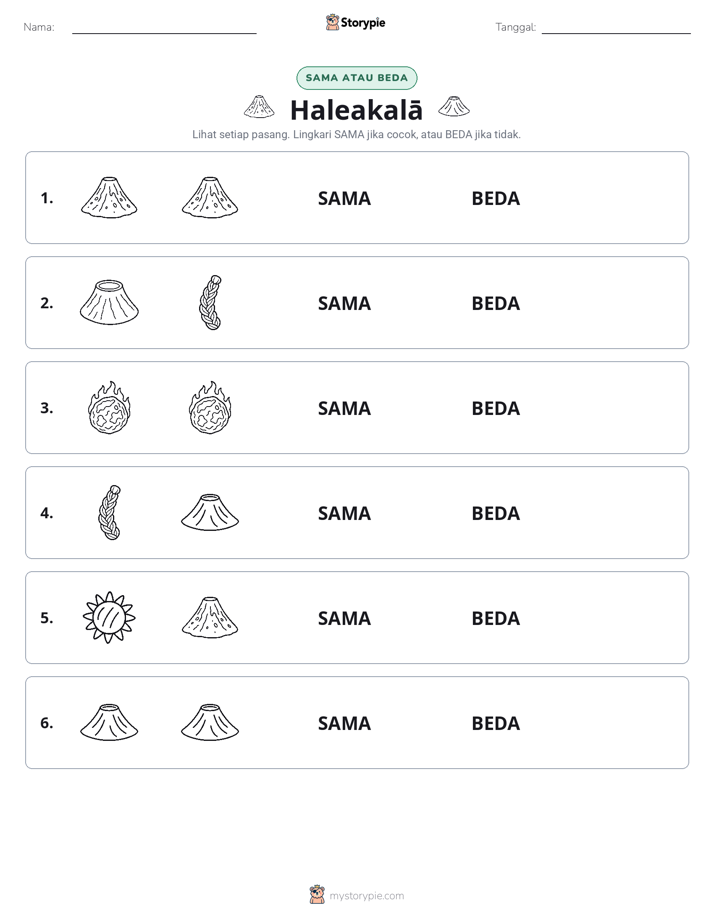 Sama atau Berbeda