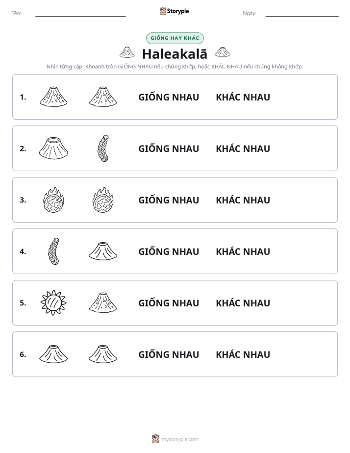 Giống Hay Khác