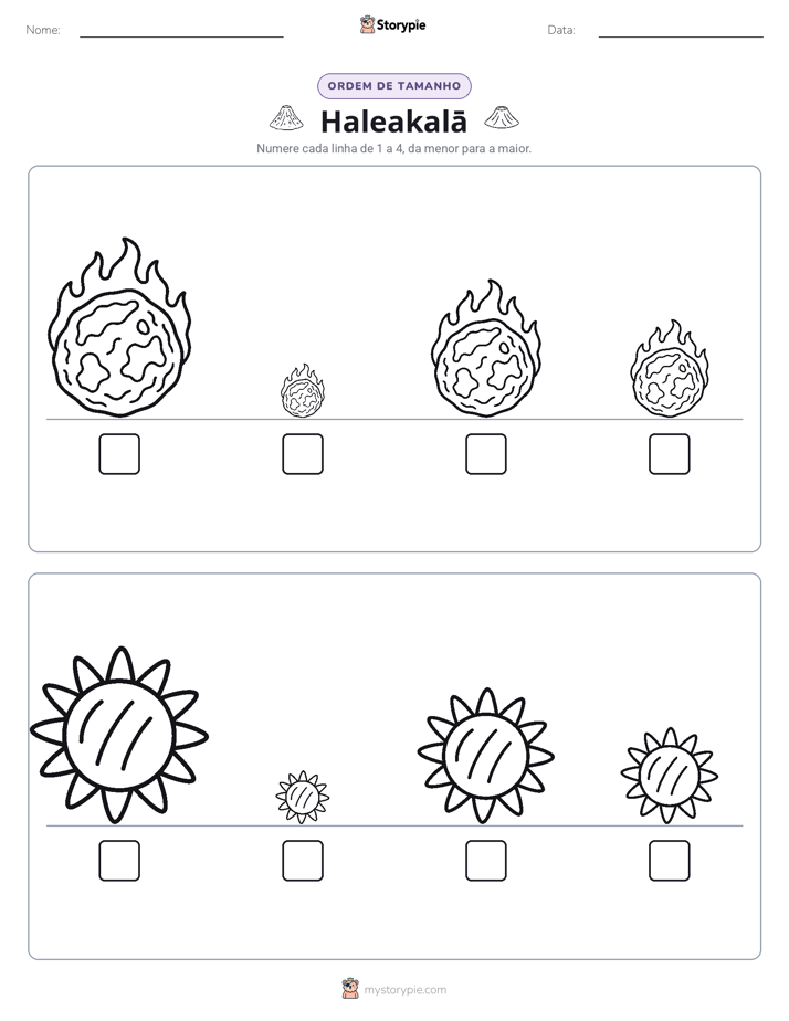 Ordem de Tamanho