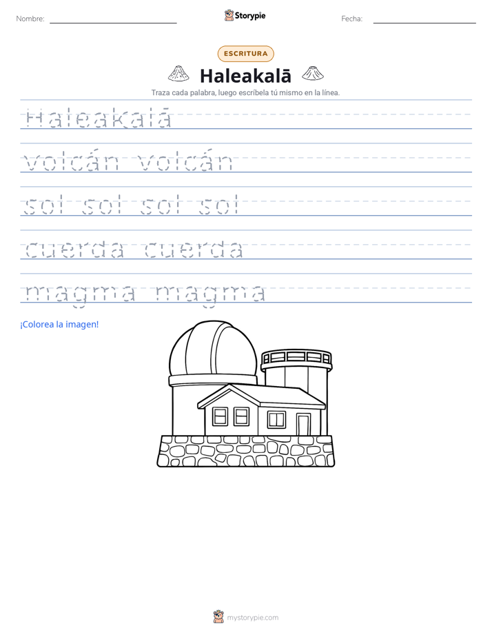 Práctica de Escritura