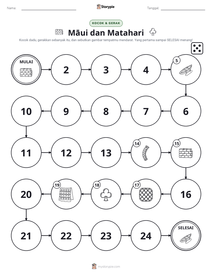 Permainan Gulung & Pindah