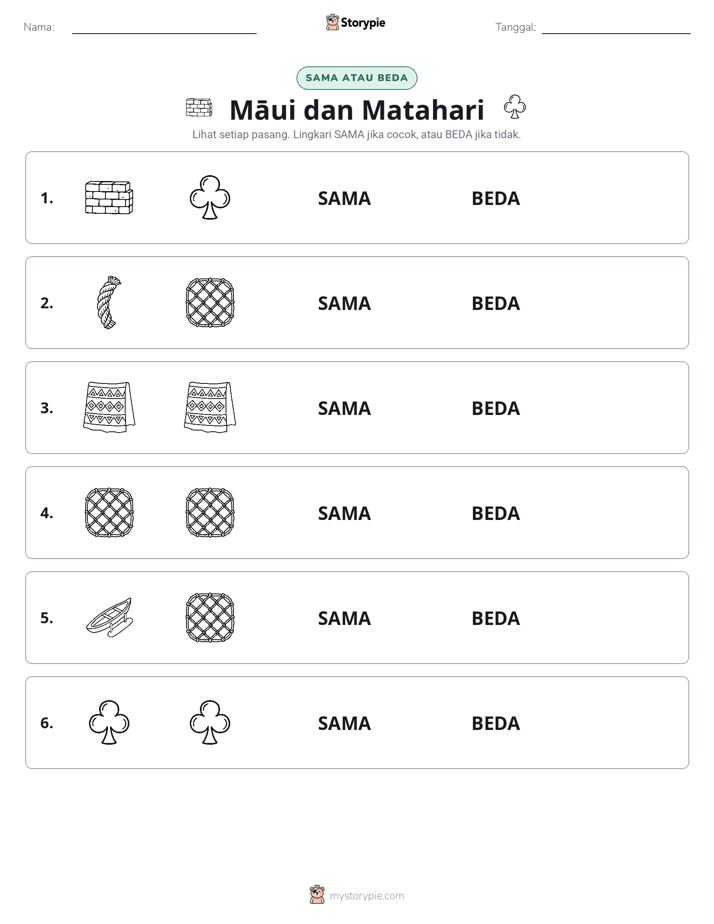 Sama atau Berbeda