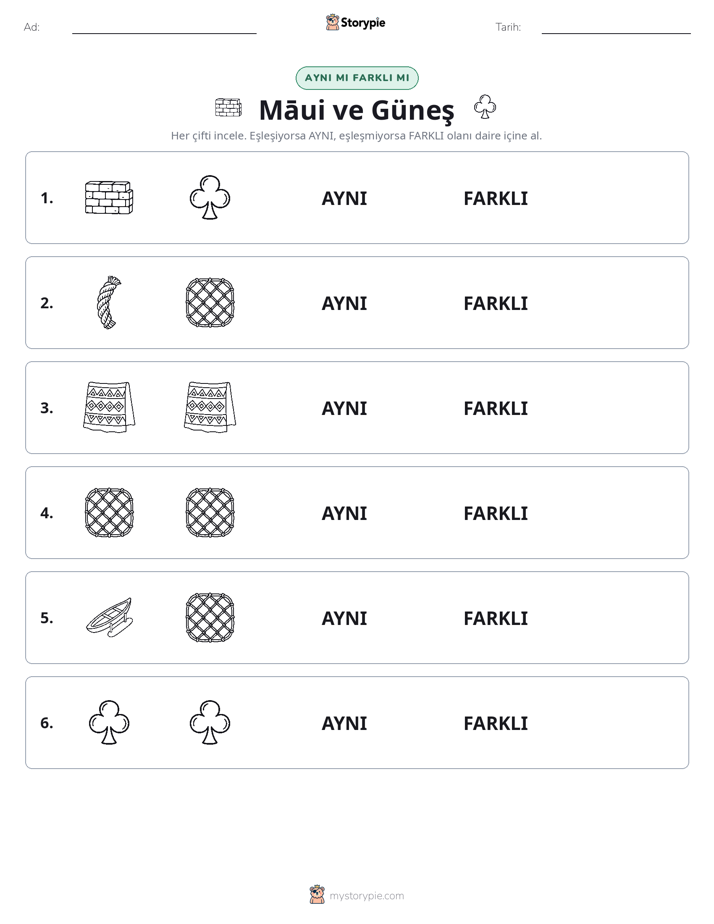 Aynı mı Farklı mı