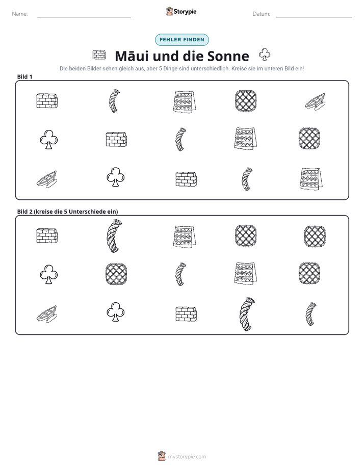 Finde den Unterschied
