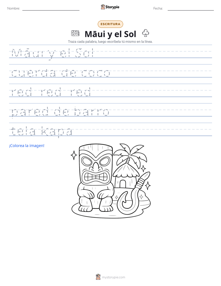 Práctica de Escritura