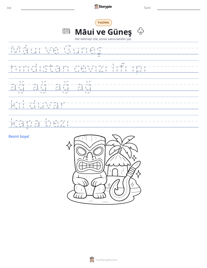 Yazma Pratiği