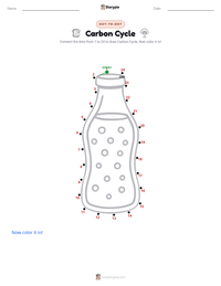 Carbon Cycle printable worksheet preview