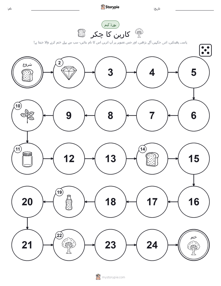رول اور منتقل کریں کھیل
