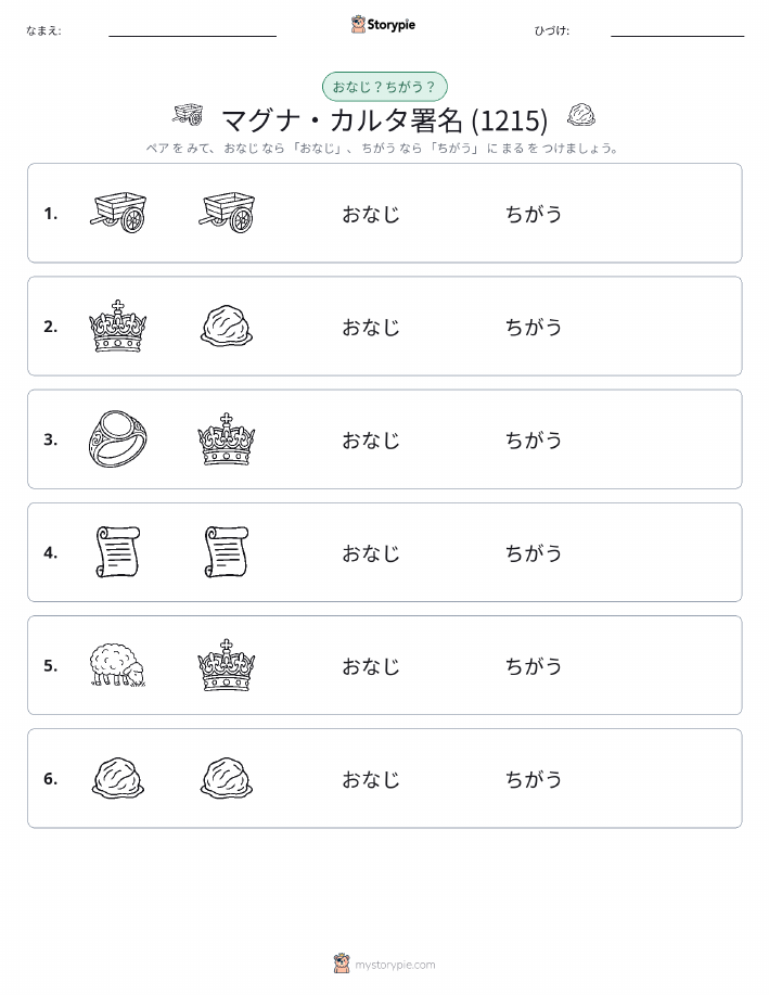 同じか違うか