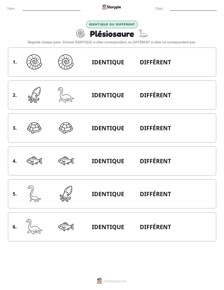 Identique ou Différent