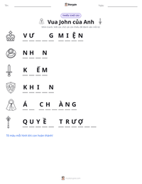 Xem trước tài liệu in sẵn Vua John của Anh