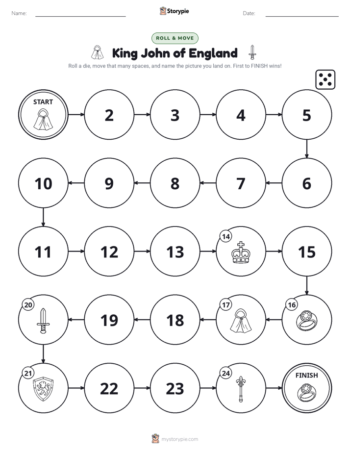 Roll & Move Game