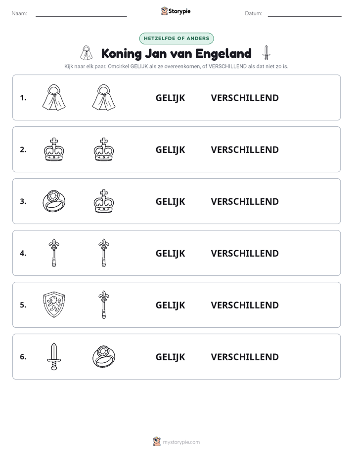 Zelfde of Verschillend