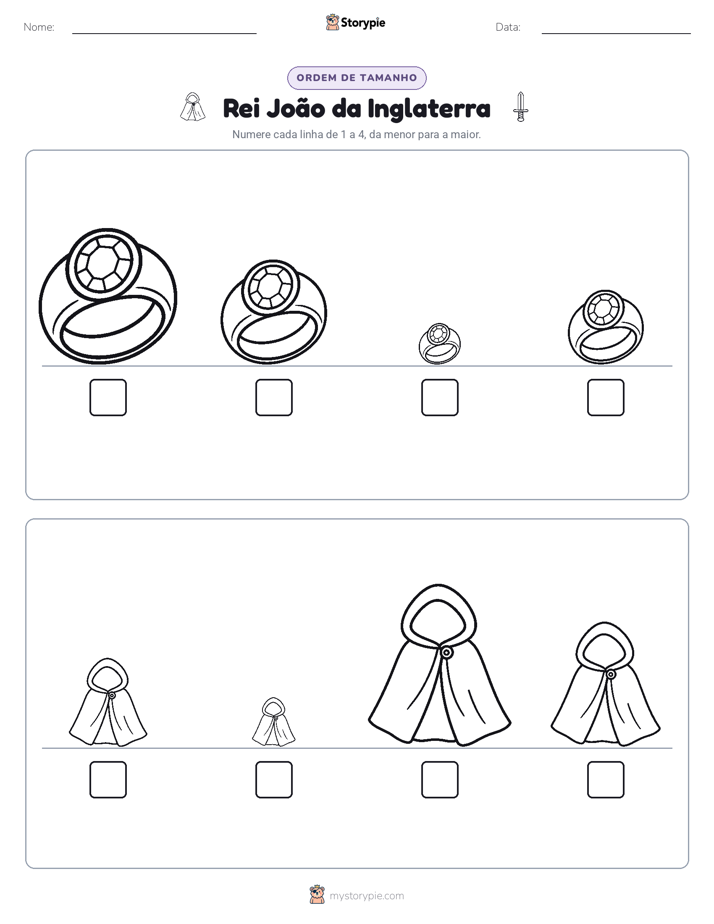 Ordem de Tamanho