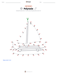 Polynesia printable worksheet preview