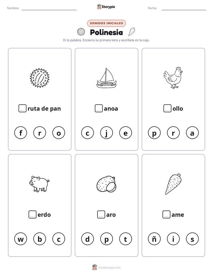 Sonidos Iniciales