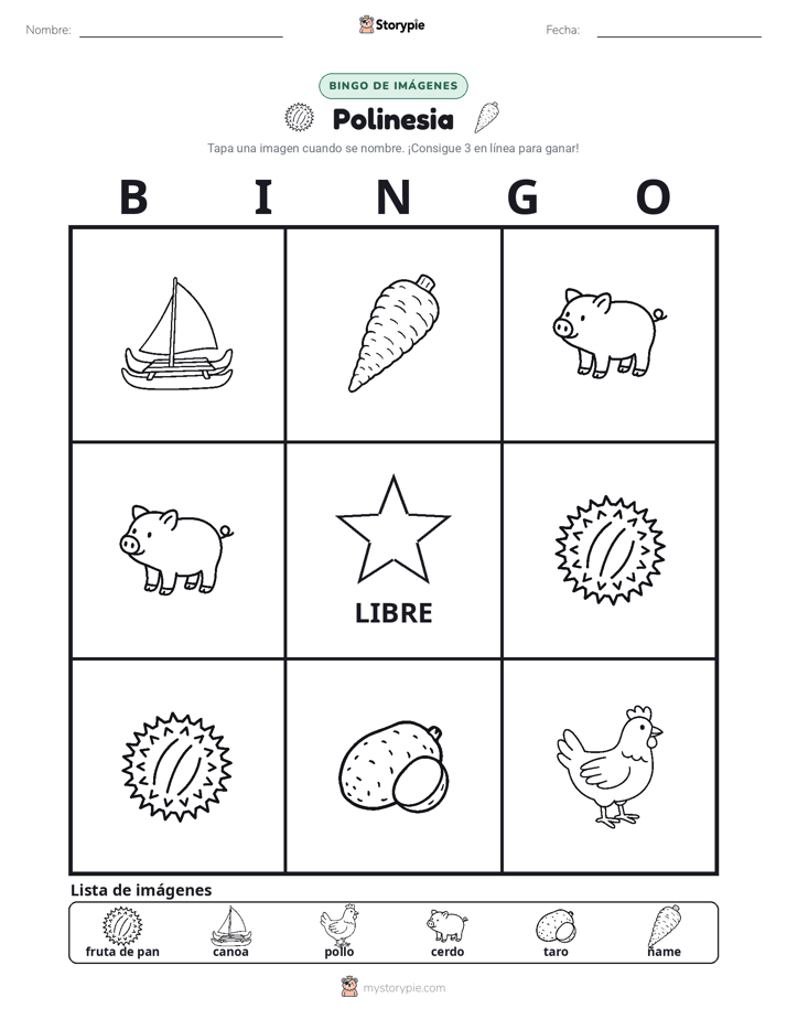 Bingo de Imágenes